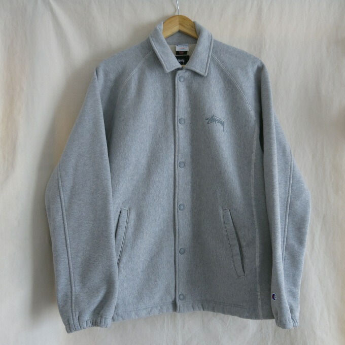 stussy champion coach jacket