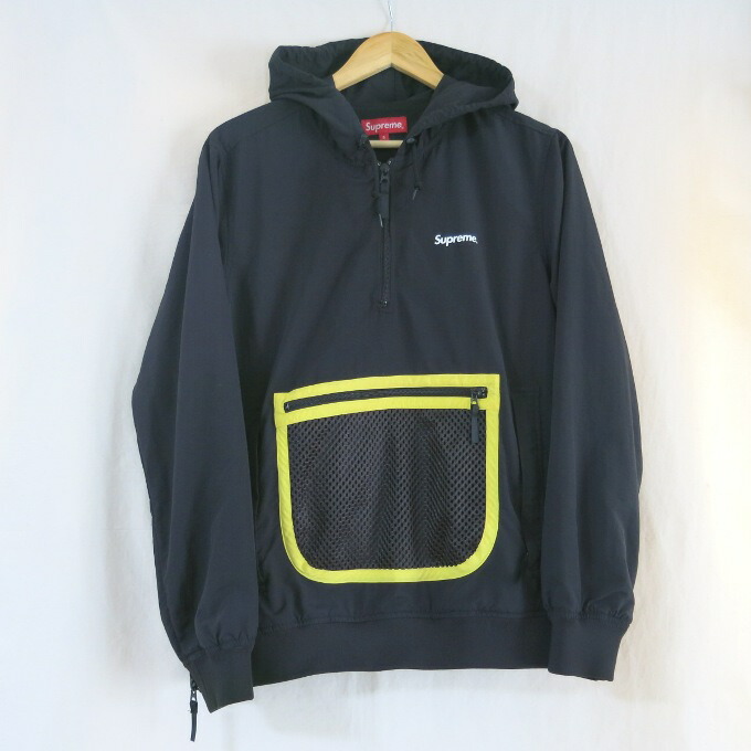 supreme mesh pocket pullover