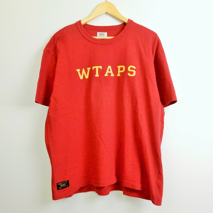 【楽天市場】WTAPS（ダブルタップス） 17SS DESIGN SS COLLEGE TEE デザイン カレッジ 半袖Tシャツ レッド