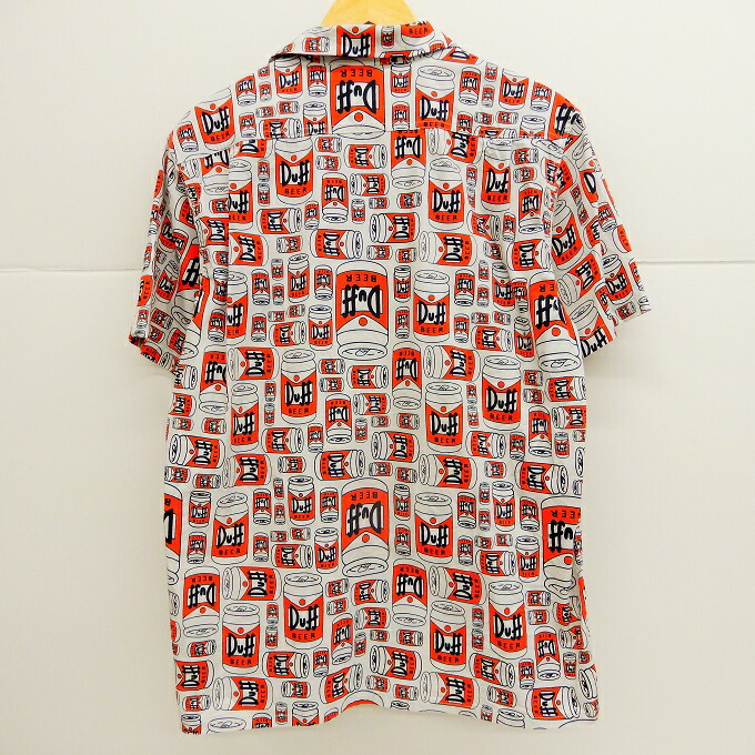 楽天市場 Xlarge The Simpsons エクストララージ ザ シンプソンズ Printed Duff Beer S S Shirt プリント 半袖シャツ ホワイト サイズ M 中古 126 ストリート 四日市 併売品 126 1901 08yh フーリエ 楽天市場店