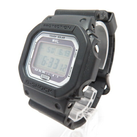 Casio カシオ ジーショック G Shock Mhl 別注 マーガレットハウエル G 5600 スペシャル限定版 ブラック ソーラー 中古 141 時計 四日市 併売品 141 01oh Sobolewscy Pl