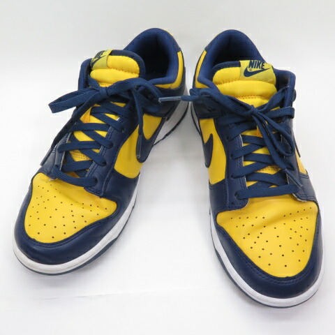 NIKE DUNK LOW RETRO ナイキ ダンク 置き目 レトロ \"ミシガン湖\"" 赤ちょうちんシティ メイズ/十二時 米国海軍 DD1391-700 US9.0 約27.0糎  手かごシューズ  【中古】【139 スニーカー】【四日市 併売品】【139-240419-01OHH】"