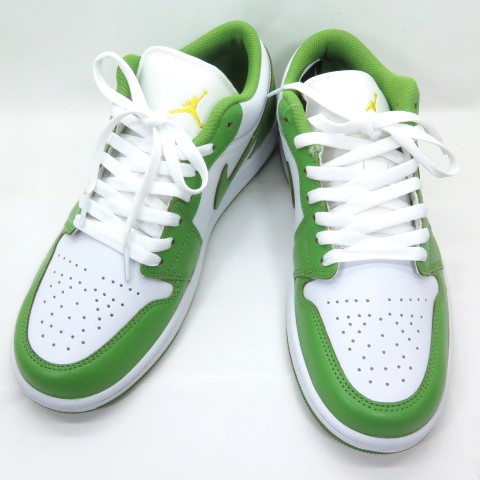 NIKE AIR JORDAN 1 LOW SE  “Chlorophyll” ナイキ エアジョーダン 1 置き目 SE 白いこと/クロロフィル HF4823-100 US8.5 約26.5糎 スニーカー  【中古】【139 スニーカー】【四日市 併売品】【139-241003-01OHH】