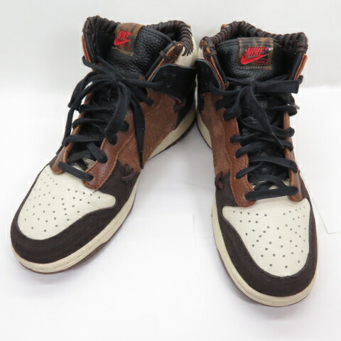 BODEGA × NIKE  DUNK HI BODEGA  ボデガ× ナイキ  ダンク ハイ  ファウナ ブラウン  ラスティック-ベルベット ブラウン CZ8125-200  US9  約27.0c  スニーカー  【中古】【139 スニーカー】【四日市 併売品】【139-241224-05OH】
