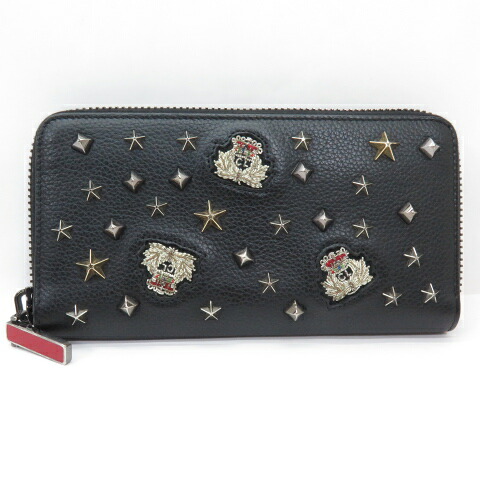 CHRISTIAN LOUBOUTIN クリスチャン ルブタン 長財布 3175230 M442 M PANETTONE WALLET LOUBACADEMY パネトーネ スター スタッズ　 【中古】【138 財布】 【四日市 併売品】【138-250129-05OH】