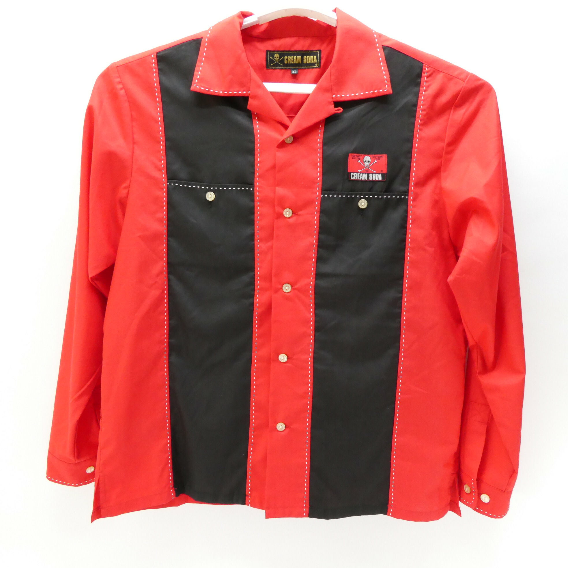 CREAM SODA／カスリチェックブルゾンＡ ／黒 × 白 imgrc0093365348.jpg