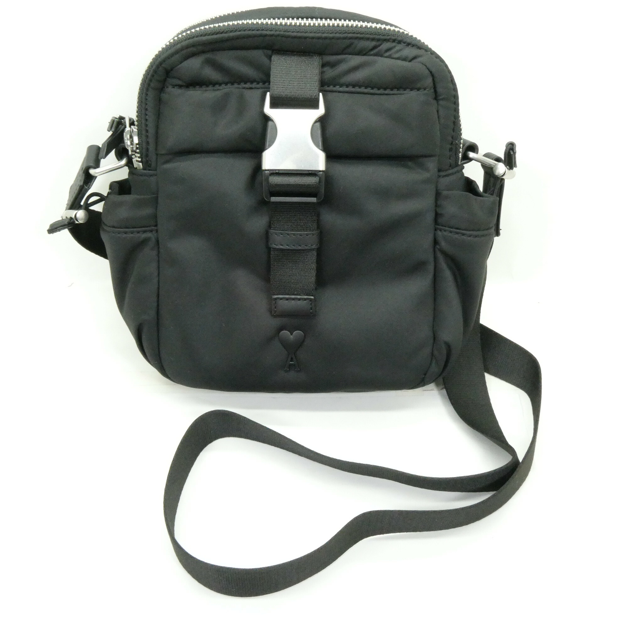 【訳あり】ami ショルダーバッグ クロスバック アミパリス AMIPARIS 楽天市場】AMI PARIS｜アミパリ ハートロゴ入り クロスバック ULL181