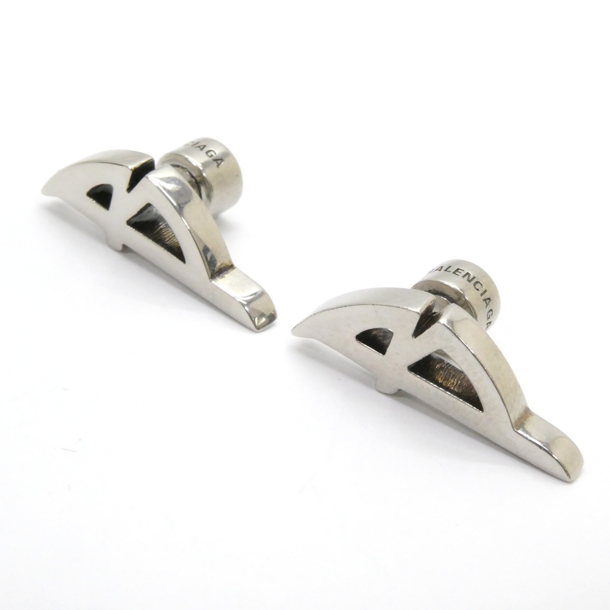 楽天市場】【中古】BALENCIAGAダブルスクリューボルトピアス ゴールド