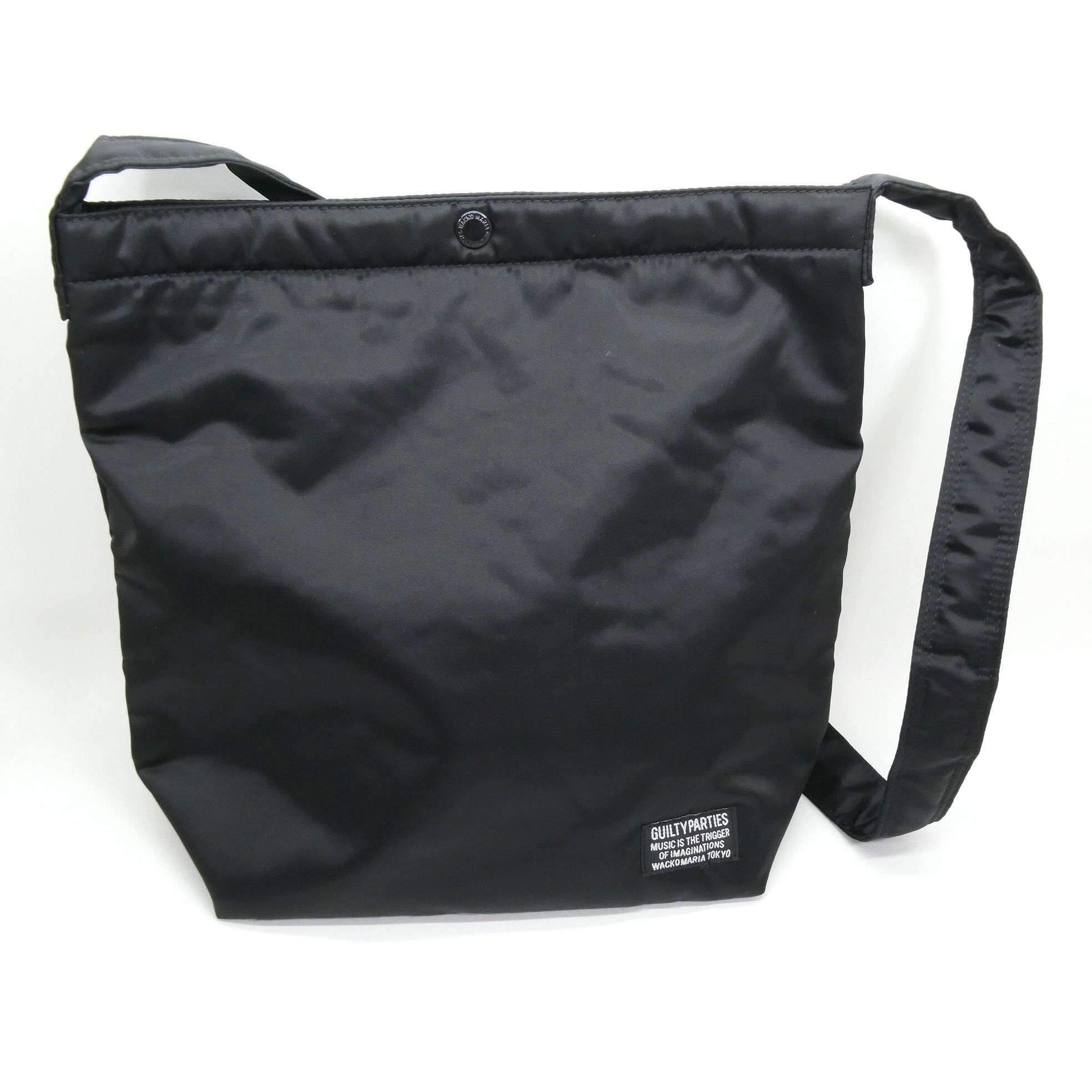 WACKOMARIA × SPEAK EASY　ワコマリア × スピークイージー　SHOULDER BAG　ショルダーバッグ　ナイロン　ブラック　25FW-WMA-BG10 【中古】【137 カバン】 【四日市 併売品】【137-260308-02OH】