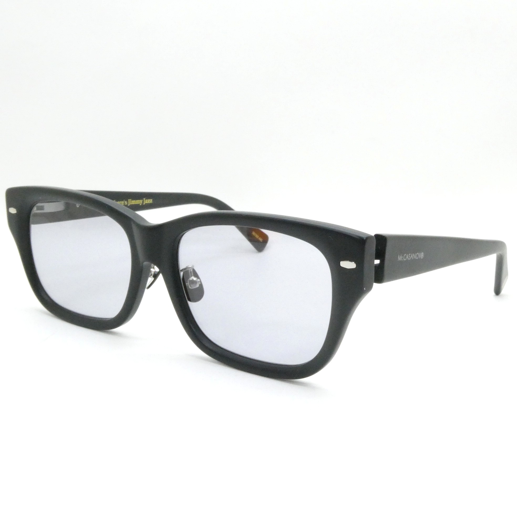 Mr.CASANOVA ミスターカサノヴァ ミスターカサノバ　JIMMY / BlackxSilver / Black Smoke Lens　ジミー　ブラック　シルバー　スモークレンズ　サングラス 【中古】【142 サングラス】 【四日市 併売品】【142-260319-01OH】