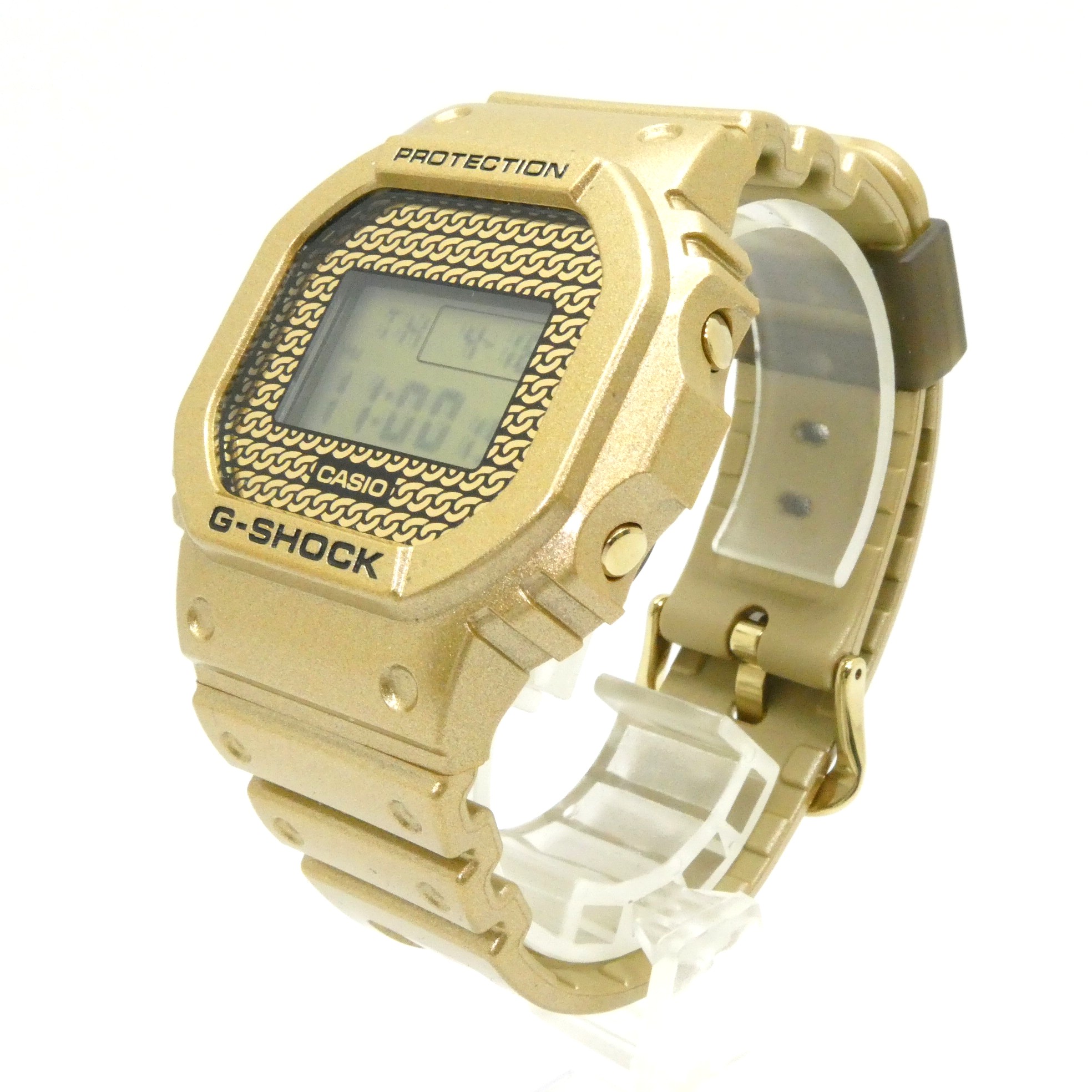 CASIO カシオ G-SHOCK ジーショック DWE-5600HG-1 DR  外国で模範例 外国で致しかた 黒いこと ゴールド せつ然たる  (国内品番 DWE-5600HG-1JR)  Hip Hop表現スタイル 時辰儀 御覧なさる  【中古】【141 時辰儀】【四日市 併売品】【141-260417-04OH】 メンズ腕時計-腕時計