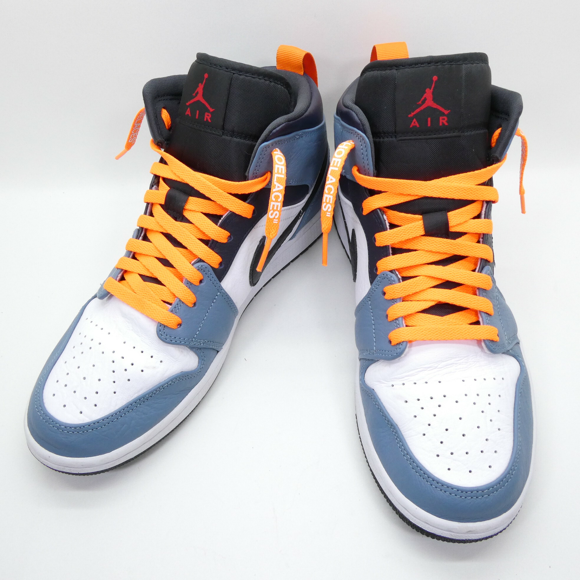 FACETASM × NIKE AIR JORDAN 1 MID SE FEARLESS ファセッタズム × ナイキ エアジョーダン 1 ミッド SE フィアレス 白いこと/黒いこと/点火装置青碧 CU2802-100 US10 約28.0珊  【中古】【139 スニーカー】【四日市 併売品】【139-260501-04OH】
