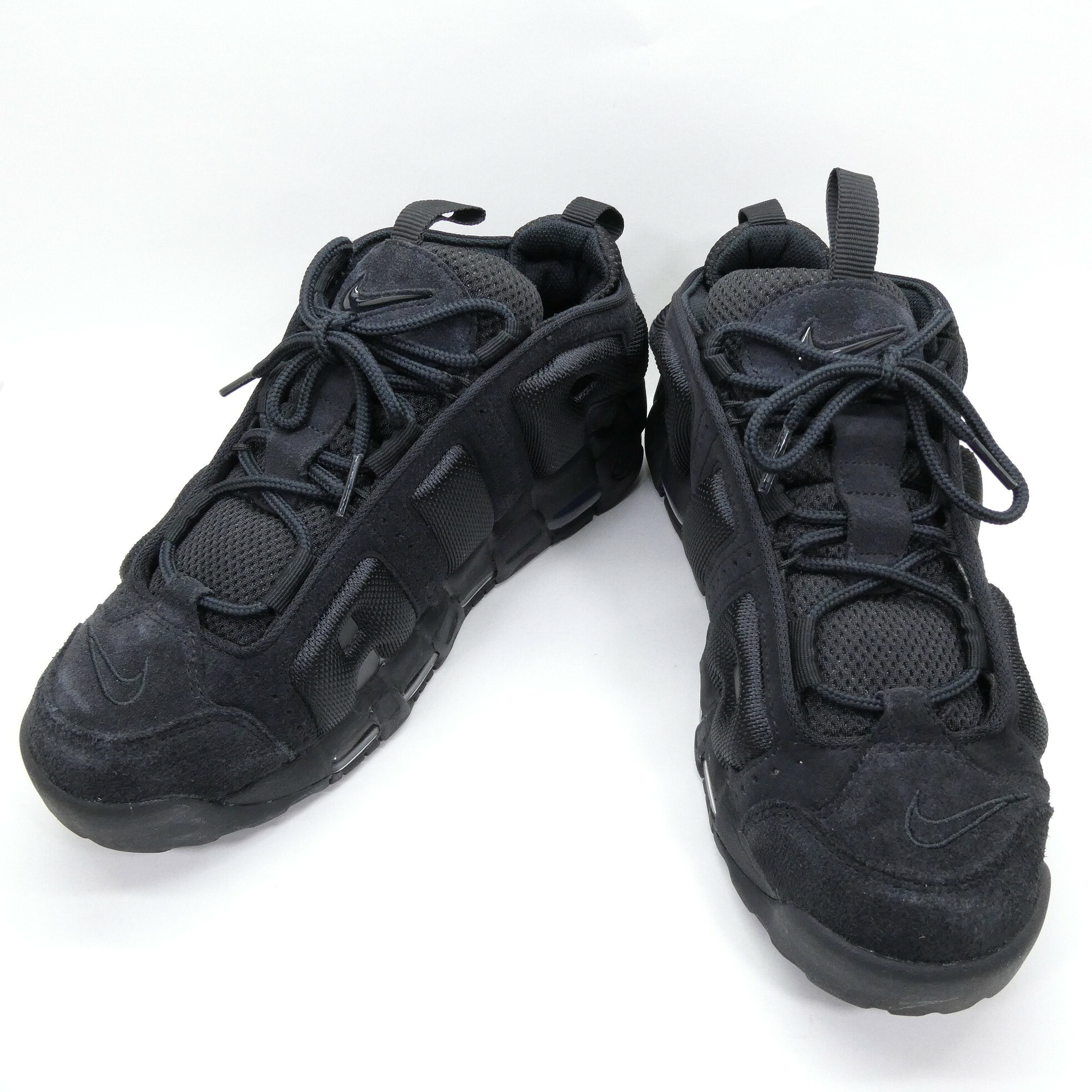 NIKE AIR MORE UPTEMPO LOW ナイキ エア湖 トマス・モア 繰り上げるペース 置き目 黒いこと IM6649-001 US9 約27.0珊 スニーカー  【中古】【139 スニーカー】【四日市 併売品】【139-260511-01OH】