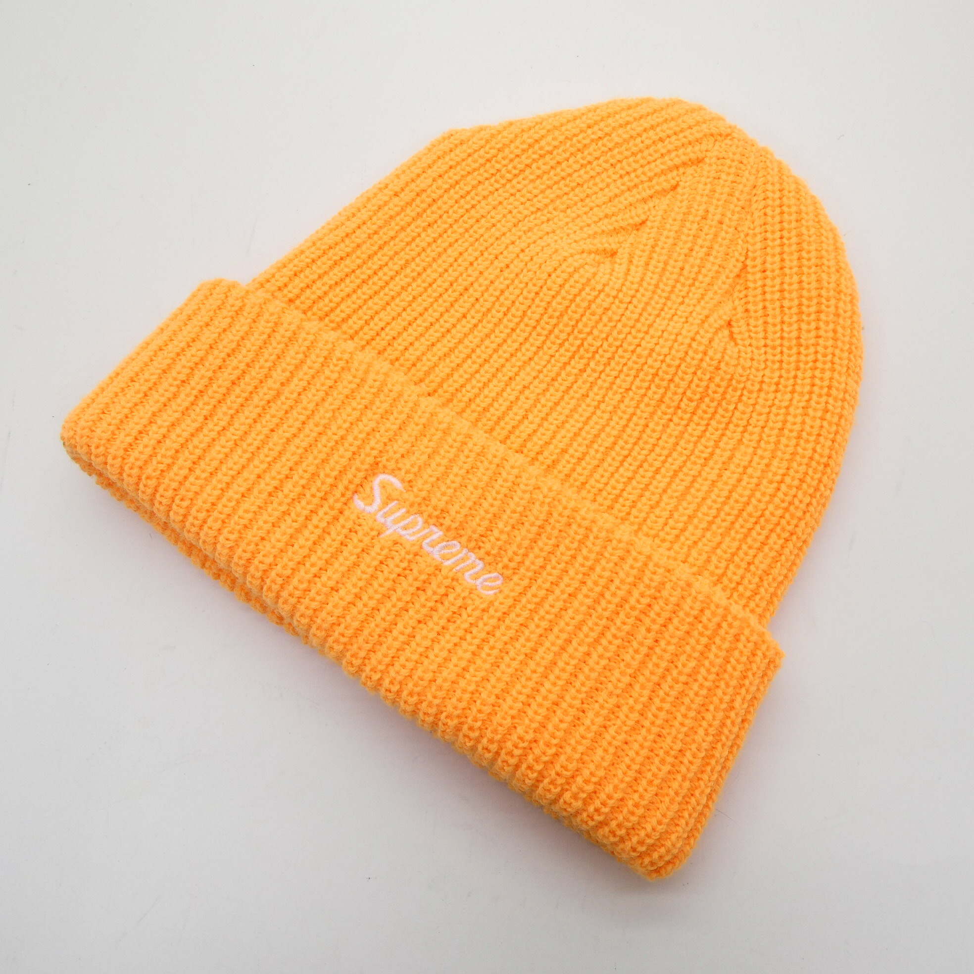 Supreme 21FW Loose Gauge Beanie ルース ゲージ ビーニー オレンジ色 編み物帽 編み物旗がしら  【中古】【136 余分の物かぶり笠】【四日市 併売品】【136-260517-07OH】