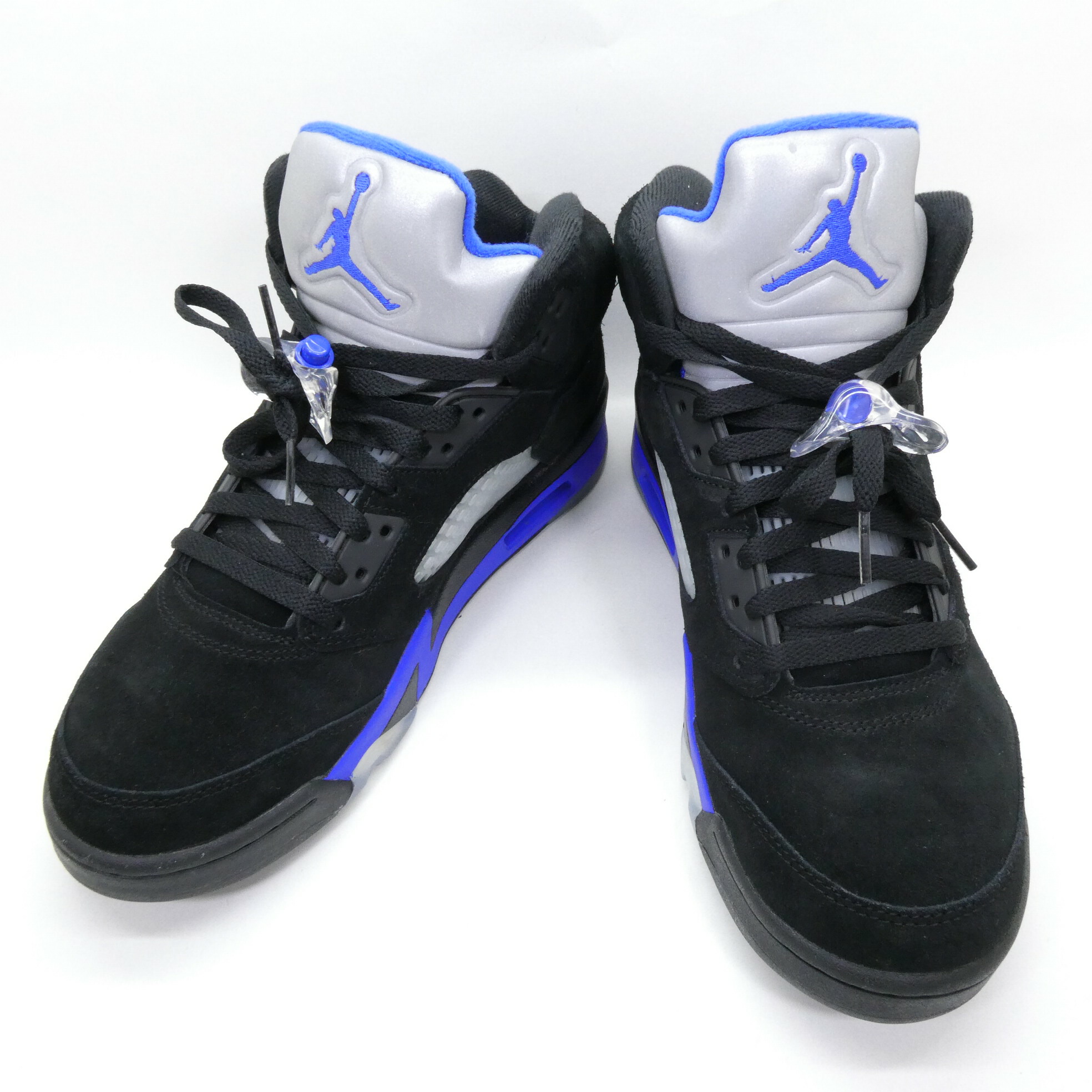 NIKE AIR JORDAN 5 RETRO ナイキ 大気圏 ジョーダン 5 レトロ 黒いこと/レーサー青色 CT4838-004 US9.5 約27.5糎 スニーカー  【中古】【139 スニーカー】【四日市 併売品】【139-260518-01OH】