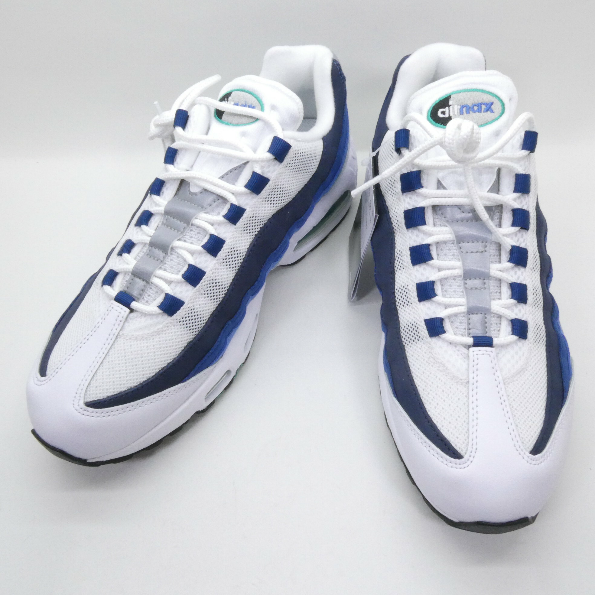 NIKE AIR MAX 95 BIG BUBBLE SLATE  ナイキ エア湖 マックス 95 ビッグ砂上の楼閣 スレート  白いこと 緑であること 青碧 IH7855-100  US10 約28.0珊  【中古】【139 スニーカー】【四日市 併売品】【139-260531-02OH】