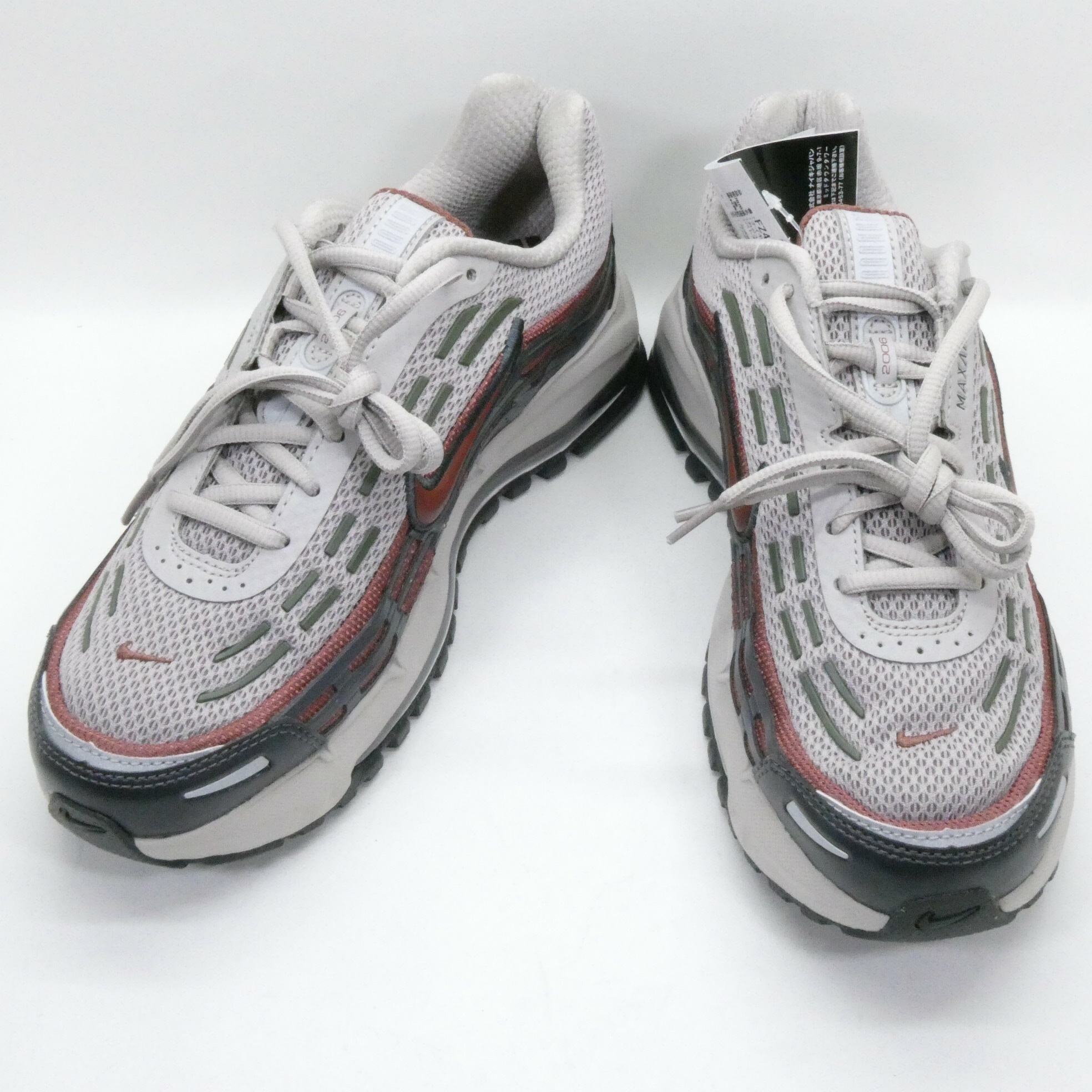 NIKE AIR MAX TL 2.5 ナイキ 大気圏 マックス T.L 2.5 分科大学 薄墨色/赤いこと セピア色/積貨委託貨物 カーキ FZ4110-007 US8.5 約26.5糎 スニーカー  【中古】【139 スニーカー】【四日市 併売品】【139-260611-03OH】