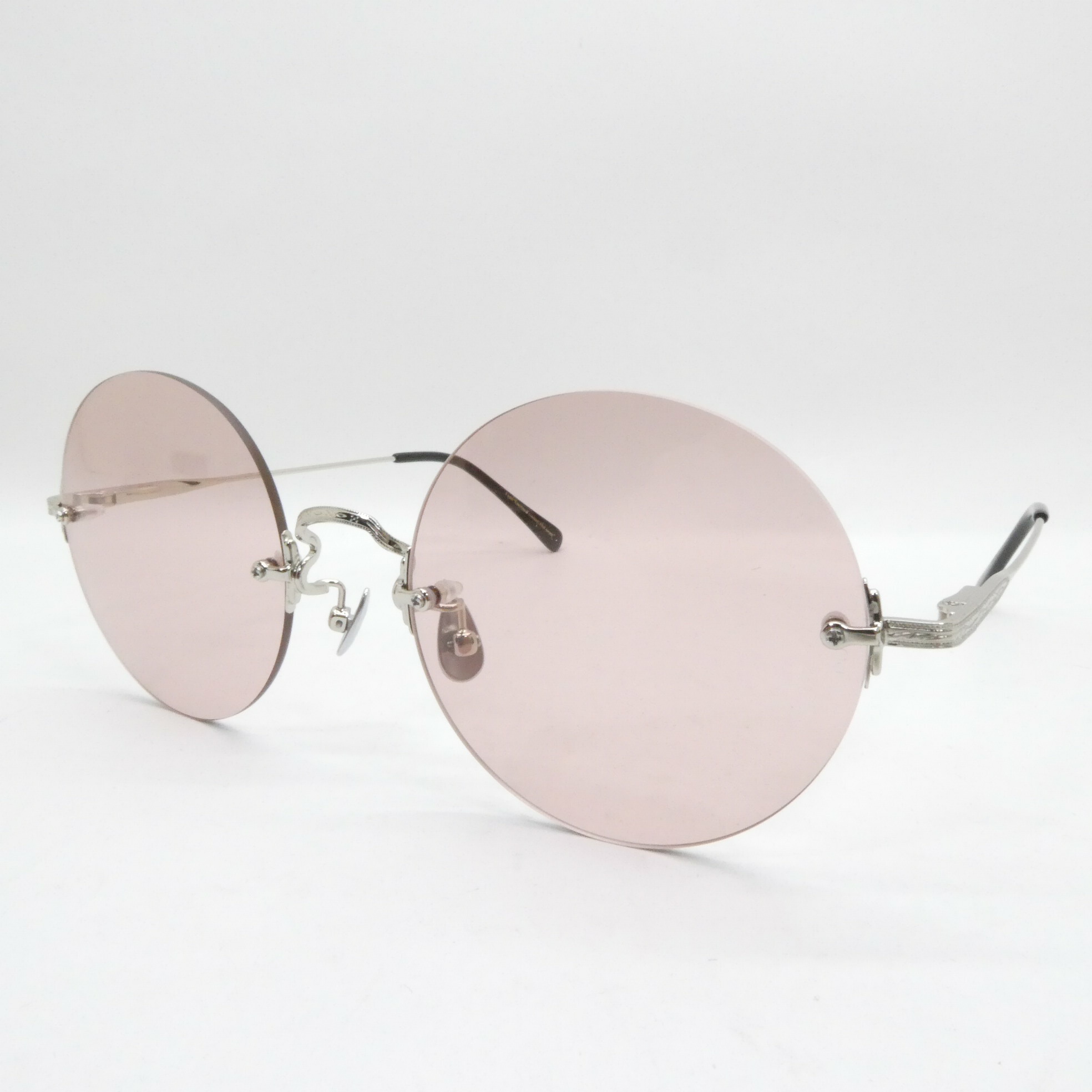 Mr.CASANOVA ミスターカサノヴァ ミスターカサノバ DIXON / Silver / Smoke Pink Lens ディクソン シルバー スモークピンク レンズ サングラス 【中古】【142 サングラス】【四日市 併売品】【142-260614-03OH】|フーリエ 店