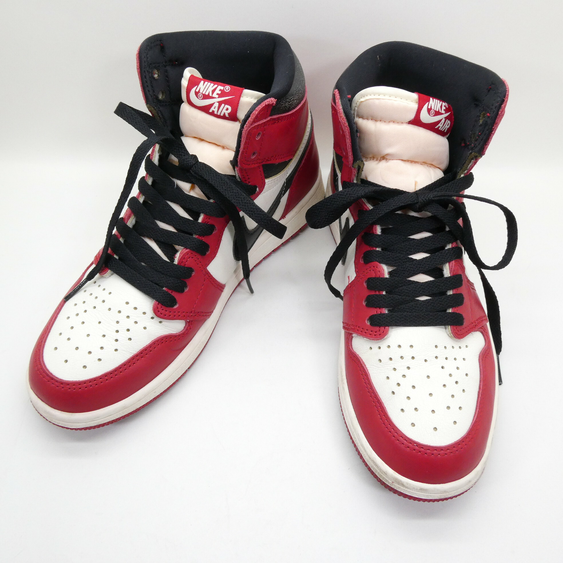 NEKE AIR JORDAN 1 RETRO HIGH OG LOST AND FOUND ナイキ エアジョーダン 1 レトロ ハイ オリジナル シカゴ バーシティレッド/ブラック/セイル DZ5485-612 US8.0 約26.0cm スニーカー 【中古】【139 スニーカー】【四日市 併売品】【139-260710-03OH】｜フーリエ　店