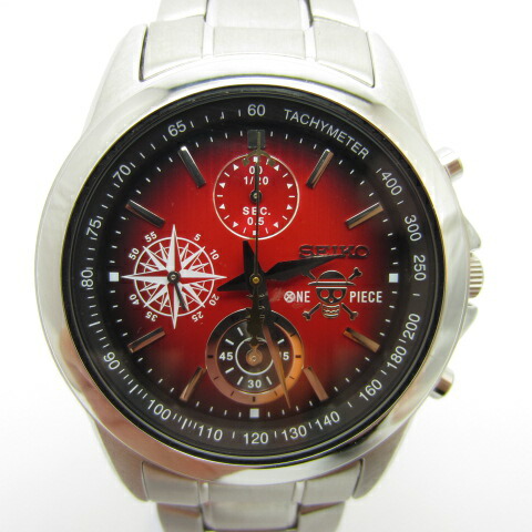 楽天市場 Seiko ワンピース 周年記念コラボモデル クロノグラフ 7t92 Hbc0 中古 141 時計 四日市 併売品 141 15oh フーリエ 楽天市場店