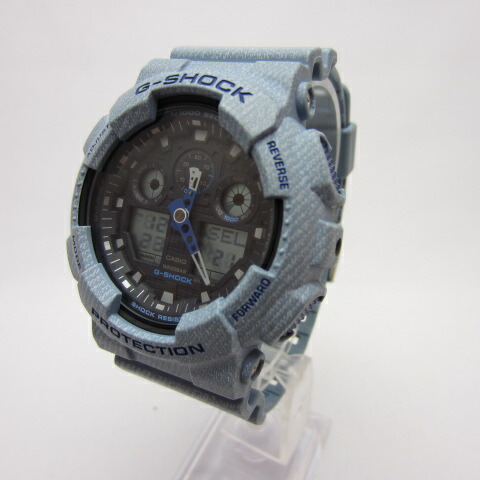 g shock denim watch