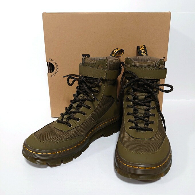 khaki green dr martens