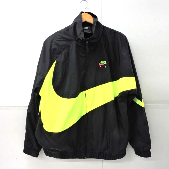 楽天市場 Nike City Neon Hbr Woven Jacket ナイキ シティ ネオン Hbr ウーブン ジャケット Cd9262 010 ブラック イエロー サイズ L 中古 126 ストリート 四日市 併売品 126 0913 16ush フーリエ 楽天市場店