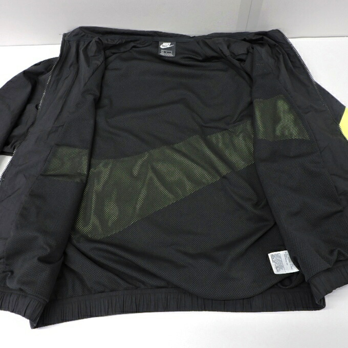 楽天市場 Nike City Neon Hbr Woven Jacket ナイキ シティ ネオン Hbr ウーブン ジャケット Cd9262 010 ブラック イエロー サイズ L 中古 126 ストリート 四日市 併売品 126 0913 16ush フーリエ 楽天市場店