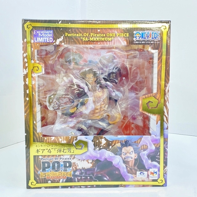 楽天市場 Megahouse メガハウス ワンピース P O P Portrait Of Pirates Sa Maximum モンキー D ルフィ ギア4 弾む男 バウンドマン 中古 ワンピースフィギュア 四日市 併売品 063 1113 01hh フーリエ 楽天市場店