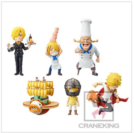 楽天市場 Banpresto バンプレスト Wcf ワンピース ワールドコレクタブルフィギュア ワーコレ Histry Of Sanji 全6種セット 中古 ワンピースフィギュア 四日市 併売品 063 19hh フーリエ 楽天市場店
