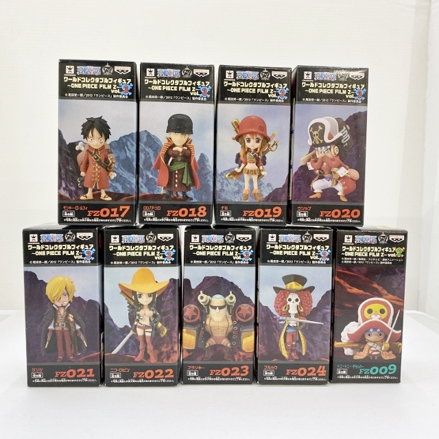 楽天市場 Banpresto バンプレスト Wcf ワンピース ワールドコレクタブルフィギュア ワーコレ One Piece Film Z 麦わらの一味 Vol 3 Vol 2チョッパー 9種セット 中古 ワンピースフィギュア 四日市 併売品 063 27hh フーリエ 楽天市場店