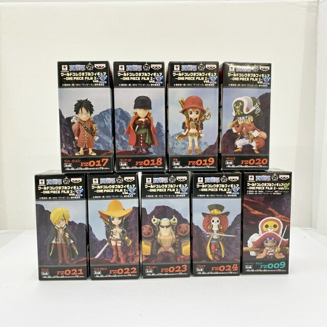 楽天市場 Banpresto バンプレスト Wcf ワンピース ワールドコレクタブルフィギュア ワーコレ One Piece Film Z 麦わらの一味 Vol 3 Vol 2チョッパー 9種セット 中古 ワンピースフィギュア 四日市 併売品 063 27hh フーリエ 楽天市場店