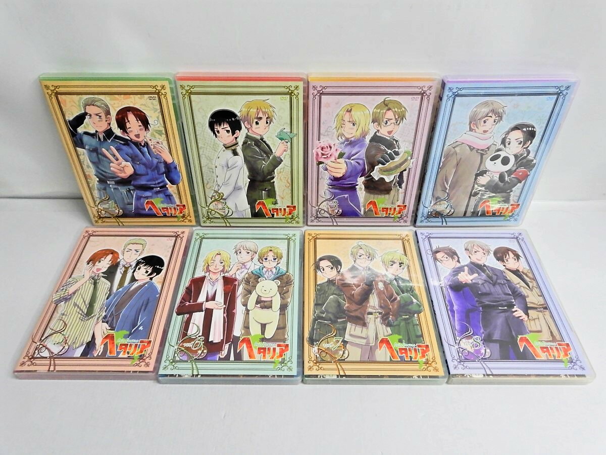 ヘタリア シリーズ 全巻セット 初回限定版 通常版 第1 2期 Axis Powers 全8巻 第3 4期 World Series 全8巻 第5期 The Beautiful World 全4巻 第6期 The World Twinkle 全3巻 Dvd 中古 011 アニメdvd 四日市 併売品 011 03zh Nerodesign Com Br