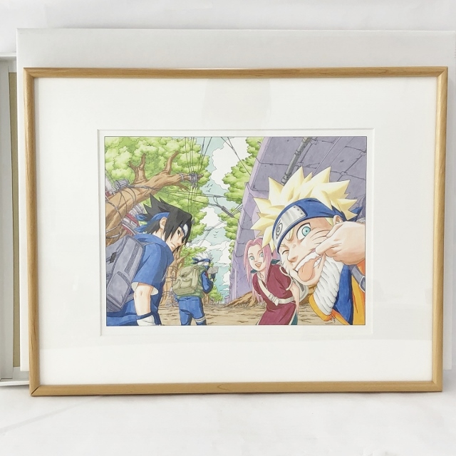 Naruto ナルト 複製原画 額付き ジャンプフェスタ 岸本斉史 週刊少年ジャンプ 集英社 中古 フィギュア ブリスター 四日市 併売品 065 2107 01hh Sermus Es