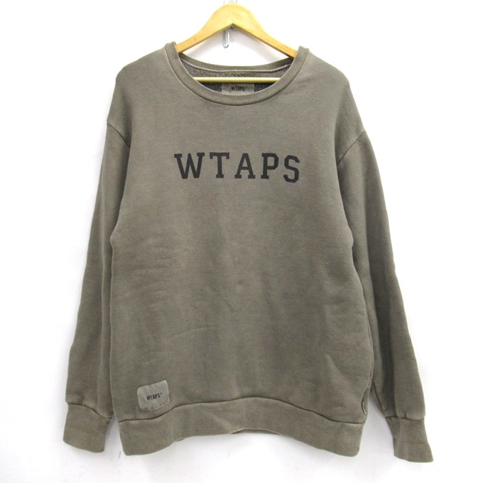 W)taps - WTAPS カレッジ デザイン クルーネック ダブルタップスの+