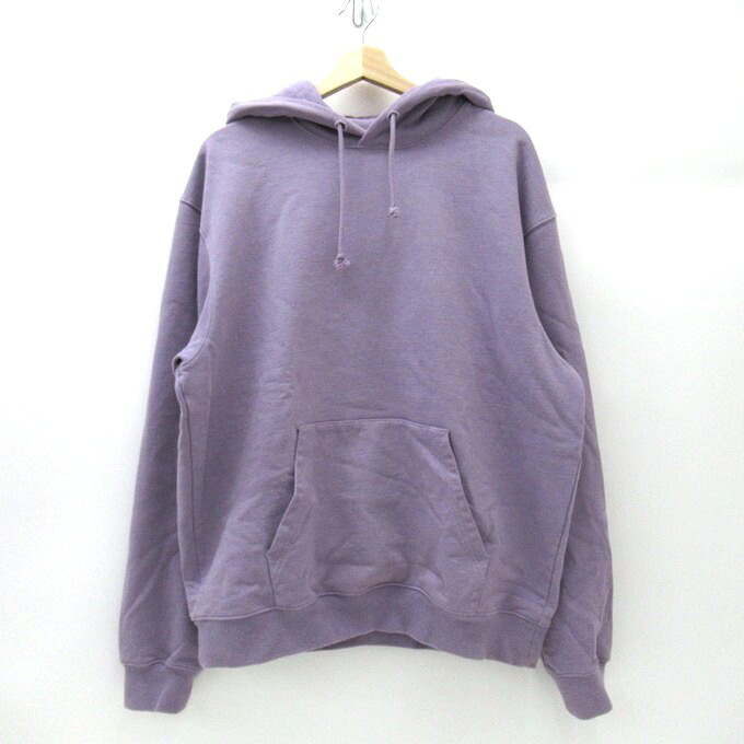 STOCKHOLM SURFBOARD CLUB　BJORN ストックホルム サーフボード クラブ　ビョルン / バックロゴ プリント フーディ ラベンダー　サイズ：L【中古】【128 アメカジ】【四日市 併売品】【128-220510-10USH】｜フーリエ　店