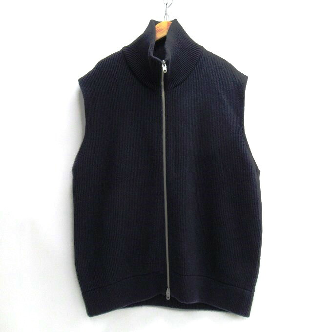 benine 9(ビナイン) オーバーシルエット ドライバーズニットベスト BN0222-301 濃紺 サイズ:M【中古】【125 DM】【四日市 併売品】【125-230513-06USH】|フーリエ 店