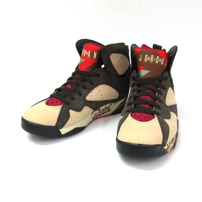 楽天市場】NIKE AIR JORDAN 7 RETRO PATTA shimmer/tough red