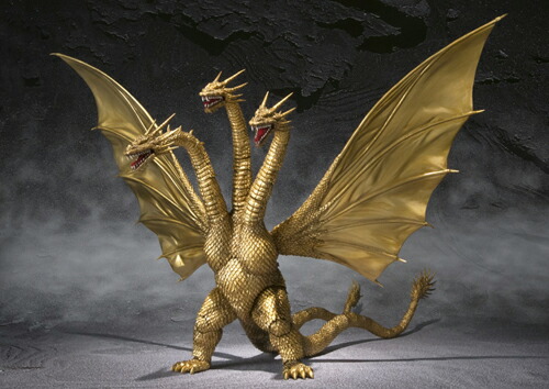 BANDAI/バンダイ S.H.MonsterArts/S.H.モンスターアーツ キングギドラ 『ゴジラvsキングギドラ』【中古】【ライダー戦隊特撮】【四日市 併売品】【066-240831-06ZH】画像