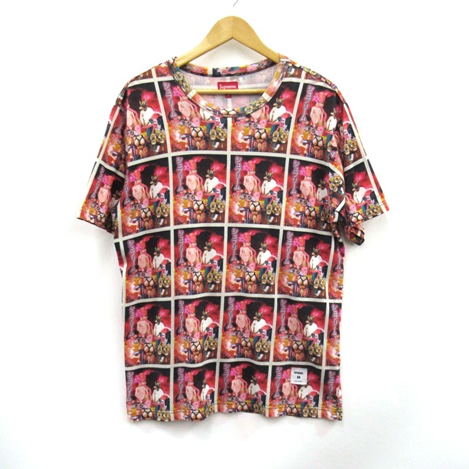 SUPREME 19SS Sekintani La Norihiro S/S Top シュプリーム　セキタニノリヒロ　オールオーバーTシャツ レッド　サイズ：M 【中古】【126 ストリート】 【四日市 併売品】【126-240716-05SH】