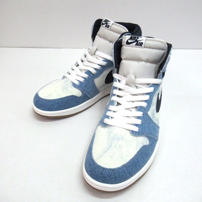 NIKE AIR JORDAN 1 RETRO HIGH OG ナイキ エア湖 ジョーダン 1 レトロ ご機嫌 一風変わった FQ2947-100 首脳会談白いこと/オブシディアン 大きさ：29糎【中古】【139 スニーカー】【四日市 併売品】【139-240730-04SH】