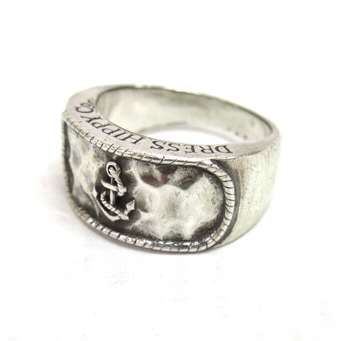 DRESS HIPPY ANCHOR RING ドレスヒッピー　アンカーリング シルバー 【中古】【144 ブランドアクセ】 【四日市 併売品】【144-241022-03SH】