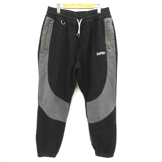 SAPEur サプール デニム トラックパンツ インディゴXXL SAPEur サプール デニムトラックパンツ インディゴ XLサイズの