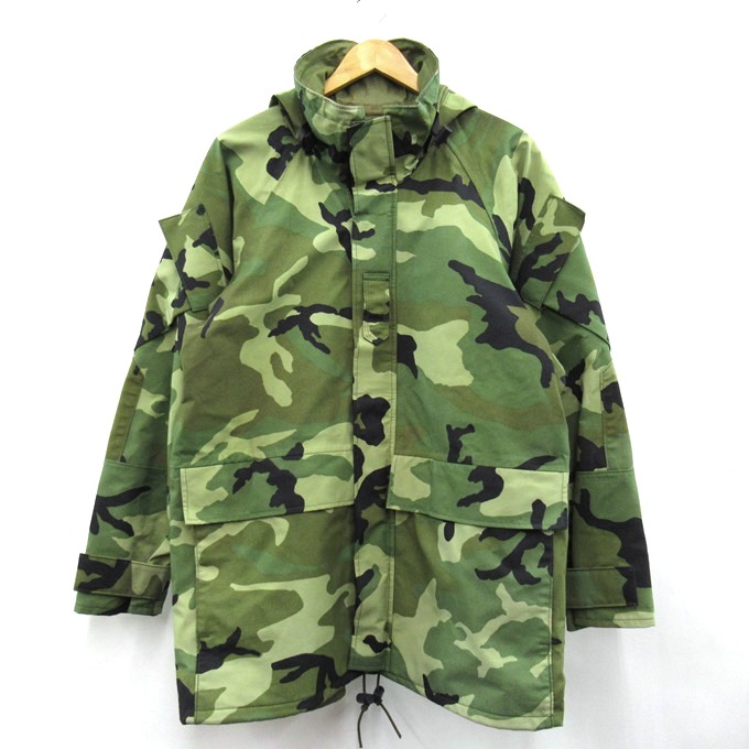 US.ARMY ECWCS gen2 PARKK.COLD WEATHER CAMO 94年製 米軍 カモフラ柄 ゴアテックス パーカー DAAK60-94-C-1074 カーキ/グリーン サイズ:M-R【中古】【128 アメカジ】【四日市 併売品】【128-241226-04SH】|フーリエ 店