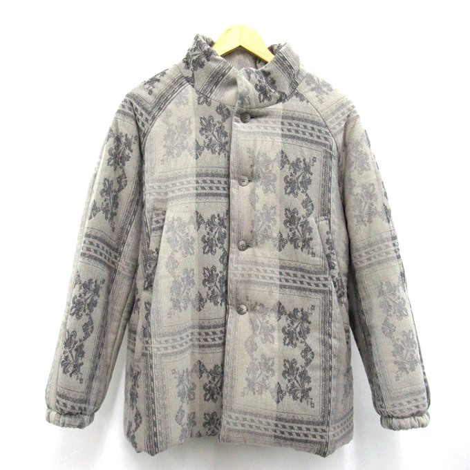 TOZAOU WALLPAPER PAD JACKET トザオウ　ウォールペーパー　ジャケット TOZ-23AW-JK0001 グレー　サイズ：L【中古】【125 DM】【四日市 併売品】【125-250115-03SH】｜フーリエ　店