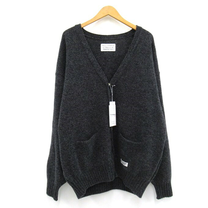 ワコマリア WACKO MARIA モヘア カーディガン　Lサイズ WACKO MARIA (ワコマリア) MOHAIR CARDIGAN(モヘアカーディガン