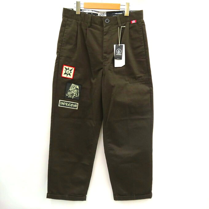 VOLCOM　TT FA YUSUKE SERVICES PANT ボルコム　ユウスケハマモト サービスパンツ ブラウン　サイズ：30 【中古】【126 ストリート】 【四日市 併売品】【126-241203-01VH】
