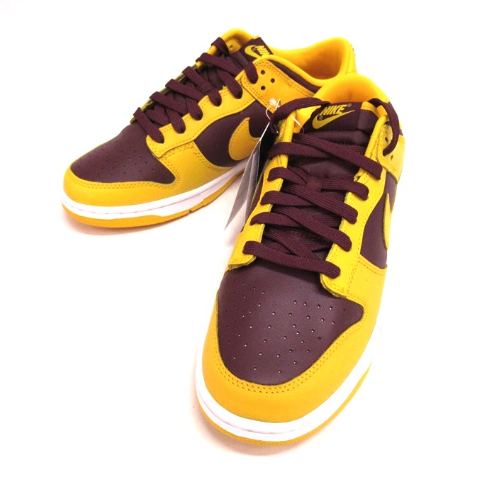 NIKE DUNK LOW RETRO \"ARIZONA\" ナイキ ダンク ロー レトロ \"アリゾナ\" DD1391-702 ユニバーシティー ゴールド-ホワイト サイズ：28cm【中古】【139 スニーカー】【四日市 併売品】【139-250415-04SH】