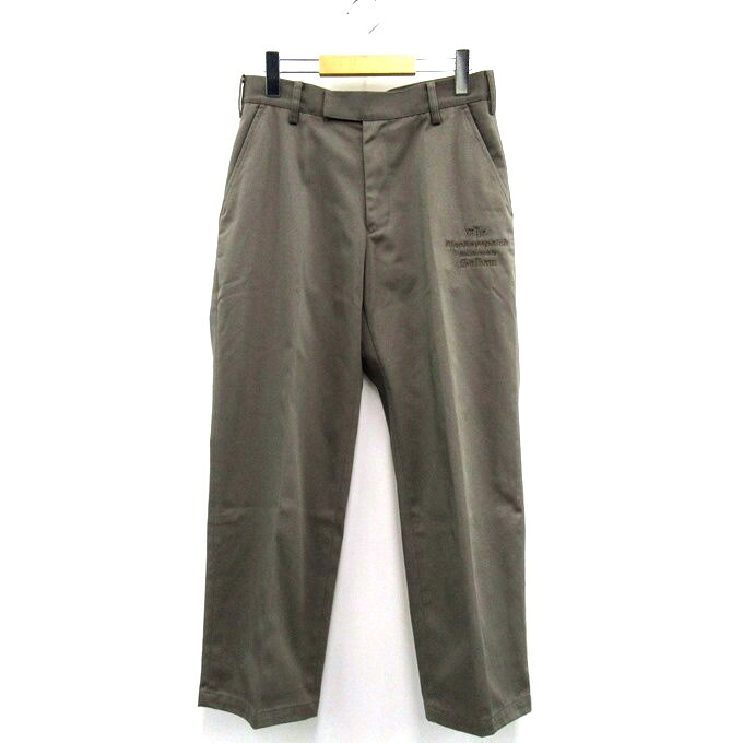 BLACK EYE PATCH 20AW TAILORED CROPPED PANT Manufactured by sulvam ブラックアイパッチ×サルバム　クロップドパンツ ブラウン　サイズ：S 【中古】【126 ストリート】 【四日市 併売品】【126-250424-07SH】
