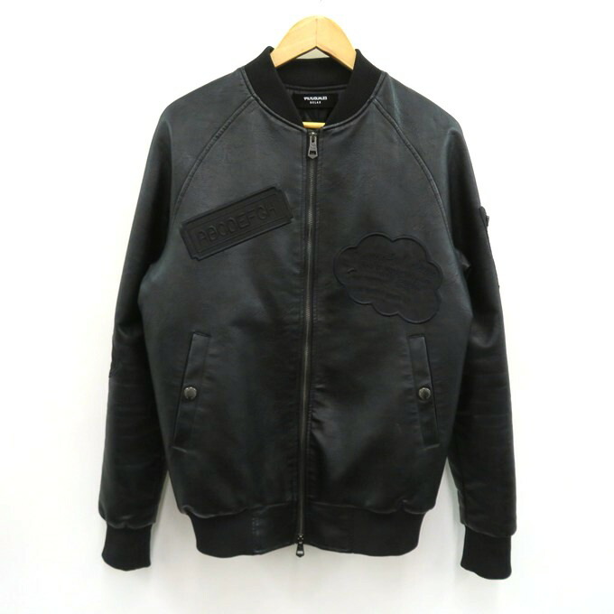 超美品 1PIU1UGUALE3 カジナイロン ライダース ジャケット 4 黒 楽天市場】極美品□1PIU1UGUALE3×野口強 ウノピュウ MRB494